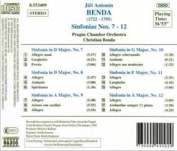CD Prague Chamber Orchestra: Sinfonias Nos. 7 - 12