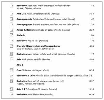 CD Barockwerk Hamburg: Die Getreue Alceste