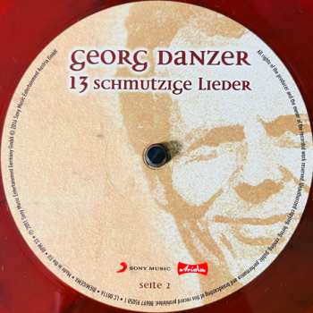 2LP Georg Danzer: 13 Schmutzige Lieder CLR