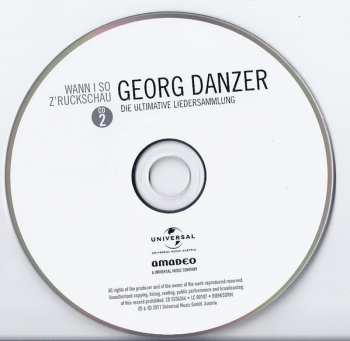 3CD Georg Danzer: Wann I So Z'ruckschau - Die Ultimative Liedersammlung