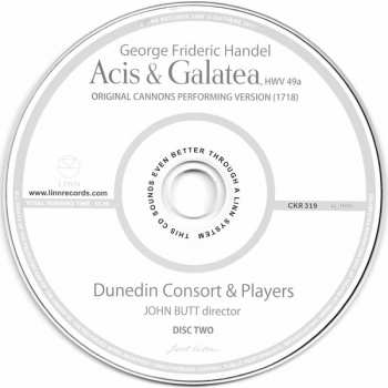 2CD Georg Friedrich Händel: Acis & Galatea, HWV 49a, Original Cannons Performing Version (1718)