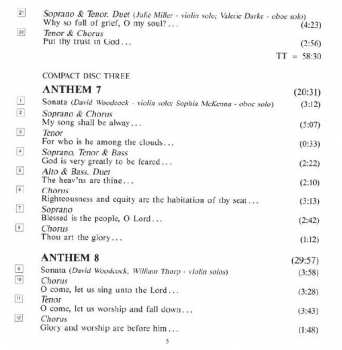 4CD/Box Set Georg Friedrich Händel: Chandos Anthems (Complete)