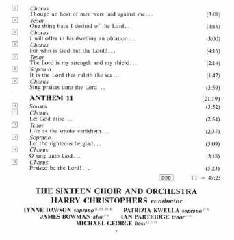 4CD/Box Set Georg Friedrich Händel: Chandos Anthems (Complete)