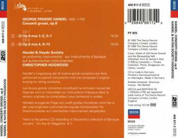 2CD Georg Friedrich Händel: Concerti Grossi, Op. 6