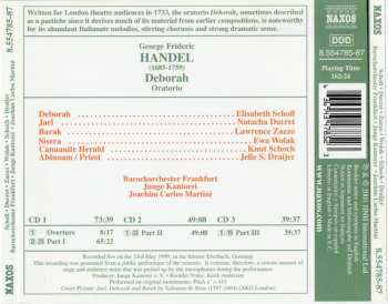 3CD/Box Set Georg Friedrich Händel: Deborah Oratorio