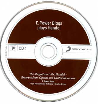 4CD/Box Set The Royal Philharmonic Orchestra: E. Power Biggs Plays Handel - The 16 Organ Concertos And More
