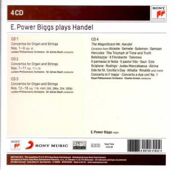 4CD/Box Set The Royal Philharmonic Orchestra: E. Power Biggs Plays Handel - The 16 Organ Concertos And More