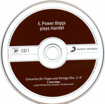 4CD/Box Set The Royal Philharmonic Orchestra: E. Power Biggs Plays Handel - The 16 Organ Concertos And More