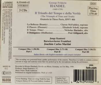 3CD Georg Friedrich Händel: Il Trionfo Del Tempo E Della Verità (The Triumph Of Time And Truth)