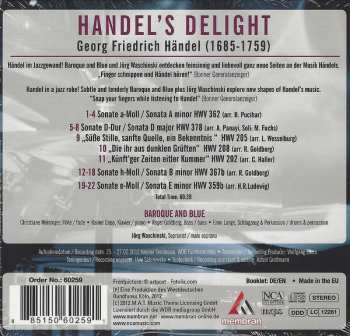 CD Georg Friedrich Händel: Handel's Delight - Baroque And Blue