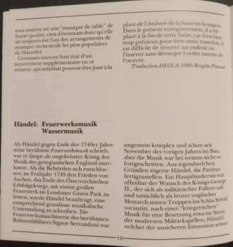 CD Georg Friedrich Händel: Music For The Royal Fireworks = Musique Pour Les Feux D'artifices Royaux = Feuerwerksmusik / Water Music = Wassermusik