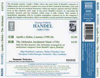 CD Georg Friedrich Händel: Apollo e Dafne/ The Alchemist 