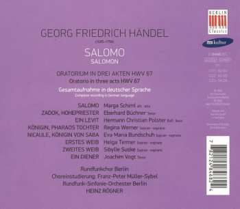 3CD/Box Set Georg Friedrich Händel: Salomo = Solomon