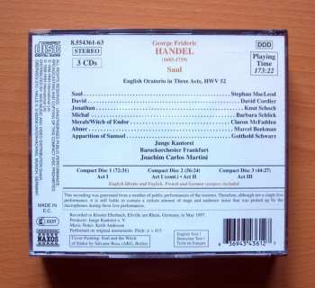 3CD/Box Set Georg Friedrich Händel: Saul