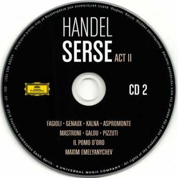 3CD/Box Set Georg Friedrich Händel: Serse