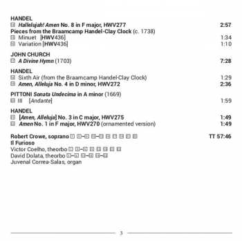 CD Georg Friedrich Händel: The Complete "Amen, Alleluia" Arias, HWV 269-77