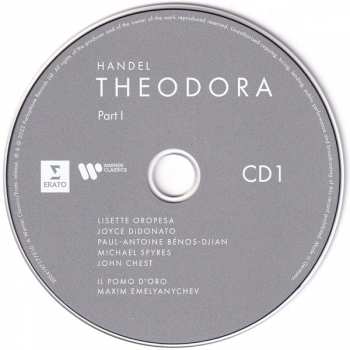 3CD/Box Set Georg Friedrich Händel: Theodora