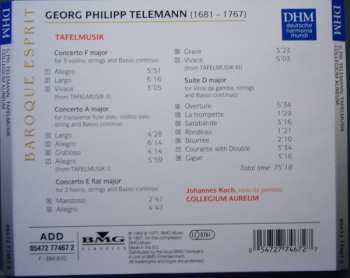 CD Georg Philipp Telemann: Concertos From "Tafelmusik"