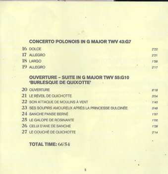 CD Georg Philipp Telemann: Le Théâtre Musical De Telemann