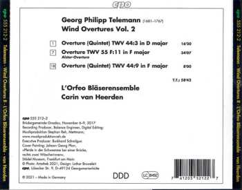 CD Georg Philipp Telemann: Wind Overtures Vol. 2