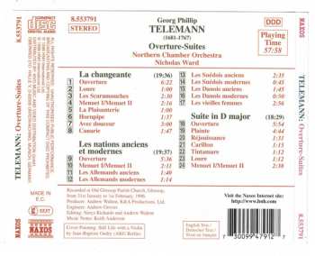 CD Georg Philipp Telemann: La Changeante, Les Nations anciens et modernes, Suite in D major