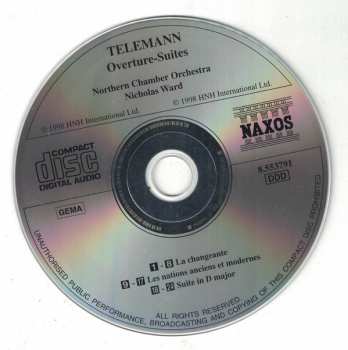 CD Georg Philipp Telemann: La Changeante, Les Nations anciens et modernes, Suite in D major