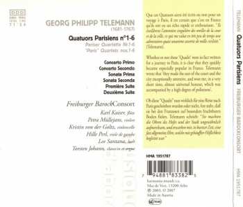 CD Georg Philipp Telemann: Quatuors Parisiens