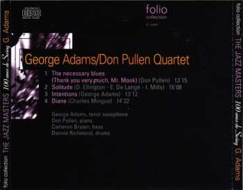 CD George Adams - Don Pullen Quartet: The Jazz Masters - 100 Años De Swing