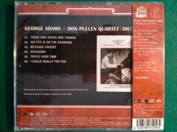 CD George Adams - Don Pullen Quartet: Decisions LTD