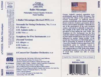 CD George Antheil: Ballet Mécanique