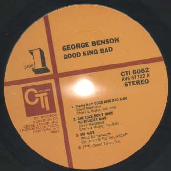 LP George Benson: Good King Bad