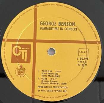LP George Benson: Summertime In Concert