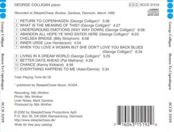 CD George Colligan: Return To Copenhagen