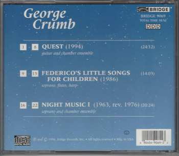 CD George Crumb: Quest; Federico's Little Songs For Children; Night Music I