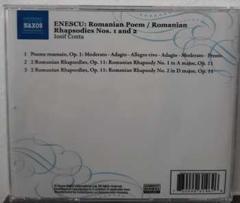 CD George Enescu: Romanian Poem, / Romanian Rhapsodies Nos. 1 And 2