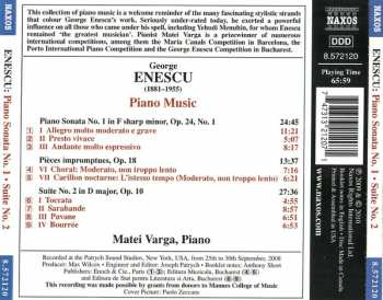 CD George Enescu: Piano Sonata No. 1 · Suite No. 2 · Choral · Carillon Nocturne