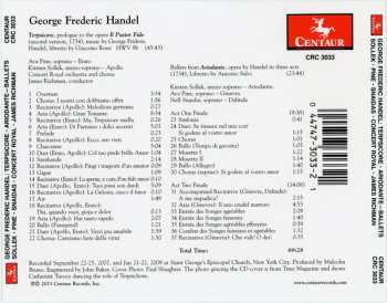 CD Georg Friedrich Händel: Terpsicore / Ballet Scenes From Ariodante