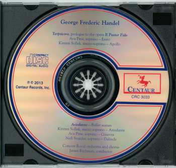 CD Georg Friedrich Händel: Terpsicore / Ballet Scenes From Ariodante