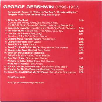 10CD/Box Set George Gershwin: 1898-1937