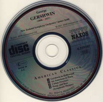 CD George Gershwin: An American In Paris • Porgy And Bess Suite • Gershwin In Hollywood