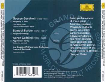 CD Leonard Bernstein: Rhapsody In Blue · Adagio · Appalachian Spring