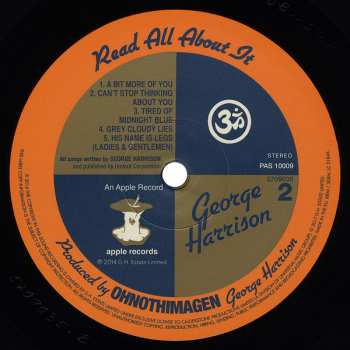 LP George Harrison: Extra Texture (Read All About It)