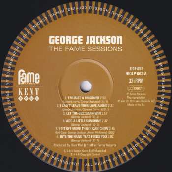 LP George Jackson: The FAME Sessions