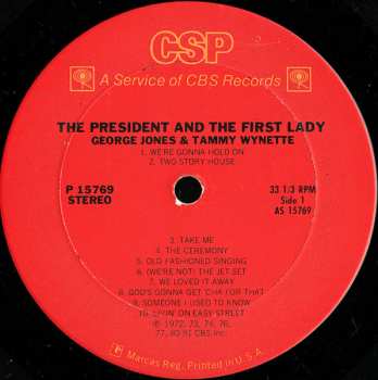 LP George Jones & Tammy Wynette: The President  And The First Lady
