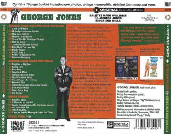 CD George Jones: Salutes Hank Williams + George Jones Sings Bob Wills