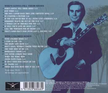 CD George Jones: Who's Gonna Fill Their Shoes & Wine Colored Roses