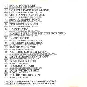 CD Gwen McCrae: Rock Your Baby: The Best Of George & Gwen McCrae