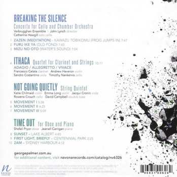 CD George Palmer: Breaking The Silence: Chamber Music Of George Palmer