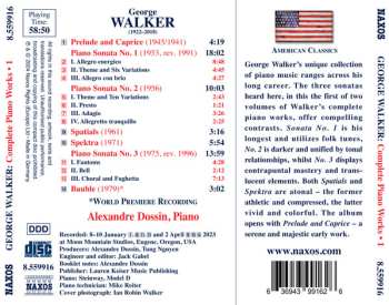 CD Alexandre Dossin: Complete Piano Works • 1