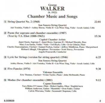 CD Cygnus Ensemble: Chamber Music And Songs